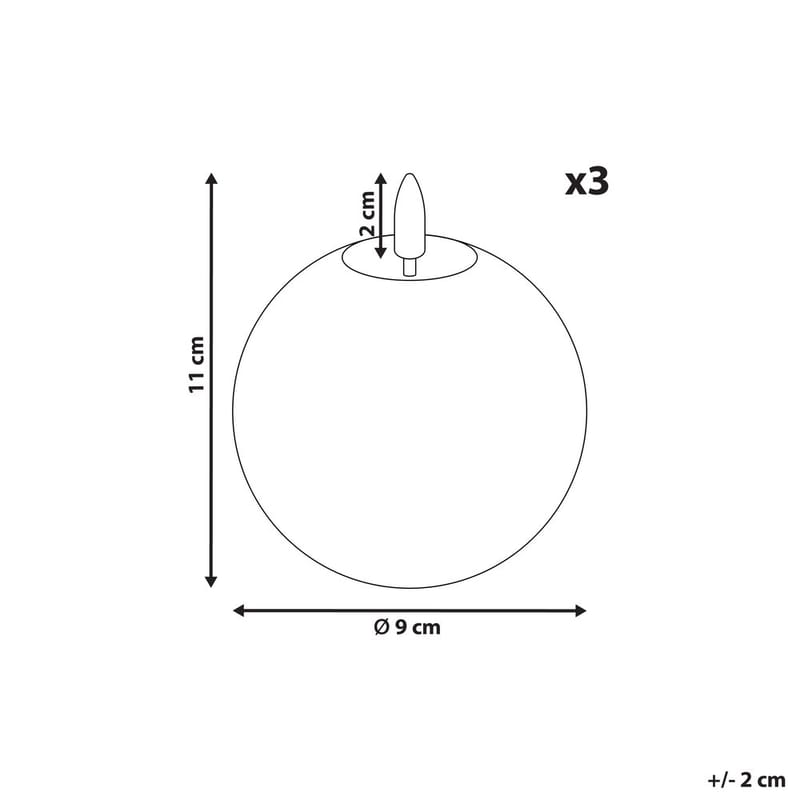 LED-lys Ambrosia Sett med 3 - Innredning - Julepynt & helgedekorasjon - Julepynt & juledekorasjon - Lys jul