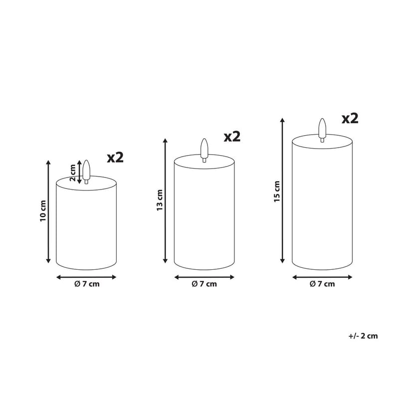 LED-lys Braise Sett med 6 - Belysning - Innendørsbelysning & Lamper - Dekorasjonsbelysning