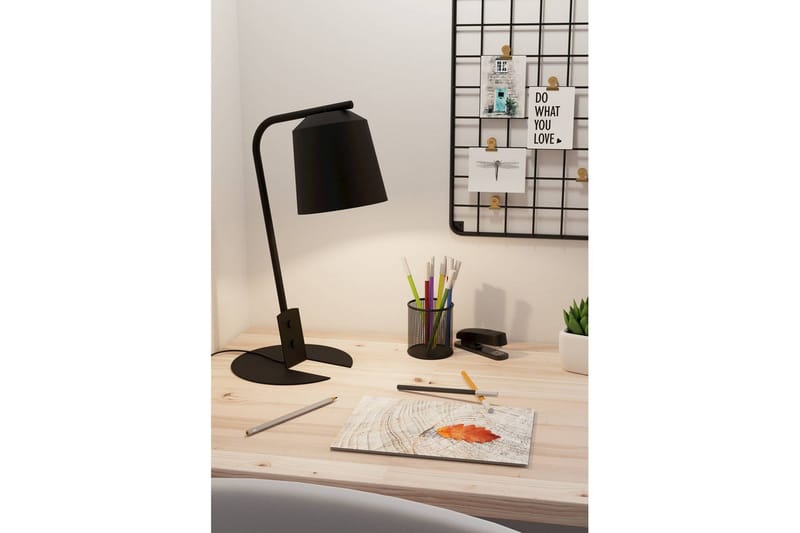 Bordlampe Eglo Oneda - Svart/Hvit - Belysning - Innendørsbelysning & Lamper - Bordlampe - Skrivebordslampe