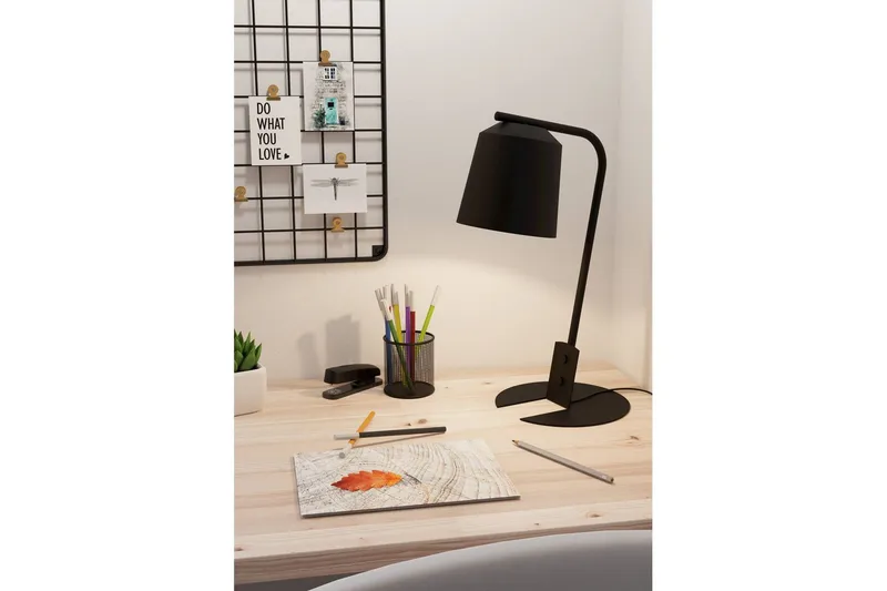 Bordlampe Eglo Oneda - Svart/Hvit - Belysning - Innendørsbelysning & Lamper - Bordlampe - Skrivebordslampe
