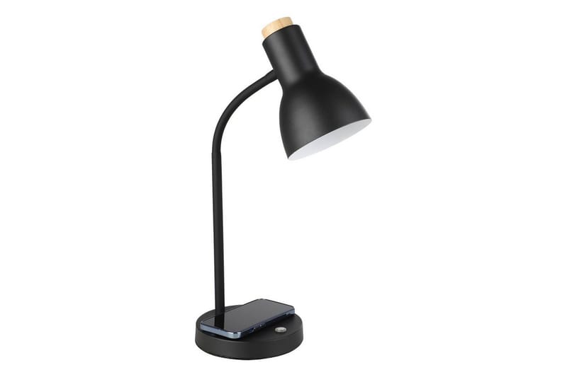 Bordlampe Eglo Veradal-Qi med Touch - Svart/Brun - Belysning - Innendørsbelysning & Lamper - Bordlampe - Skrivebordslampe