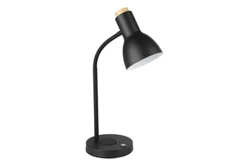 Bordlampe Eglo Veradal-Qi med Touch - Svart/Brun - Belysning - Innendørsbelysning & Lamper - Bordlampe - Skrivebordslampe
