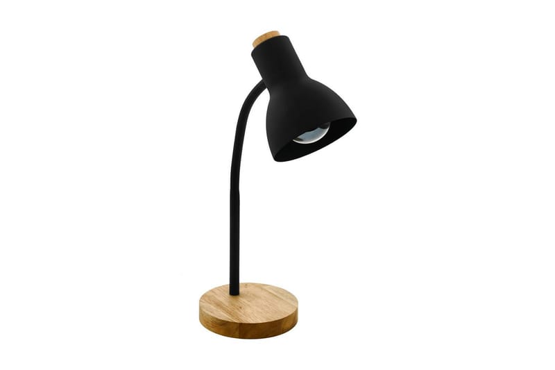 Bordlampe Eglo Veradal Svart, Brun - Svart/Brun - Belysning - Innendørsbelysning & Lamper - Bordlampe - Skrivebordslampe