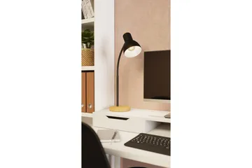 Bordlampe Eglo Veradal Svart, Brun - Svart/Brun - Belysning - Innendørsbelysning & Lamper - Bordlampe - Skrivebordslampe