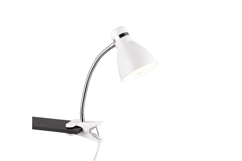 Trio Lighting Harvey Klemlampe E27 Matt Hvit - Belysning - Innendørsbelysning & Lamper - Leselampe