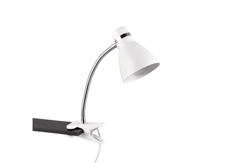 Trio Lighting Harvey Klemlampe E27 Matt Hvit - Belysning - Innendørsbelysning & Lamper - Leselampe