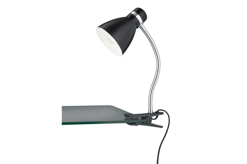 Trio Lighting Harvey Klypelampe E27 matt svart, undefined
