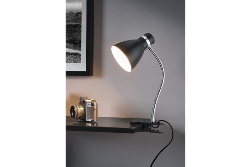 Trio Lighting Harvey Klypelampe E27 matt svart - Belysning - Innendørsbelysning & Lamper - Leselampe