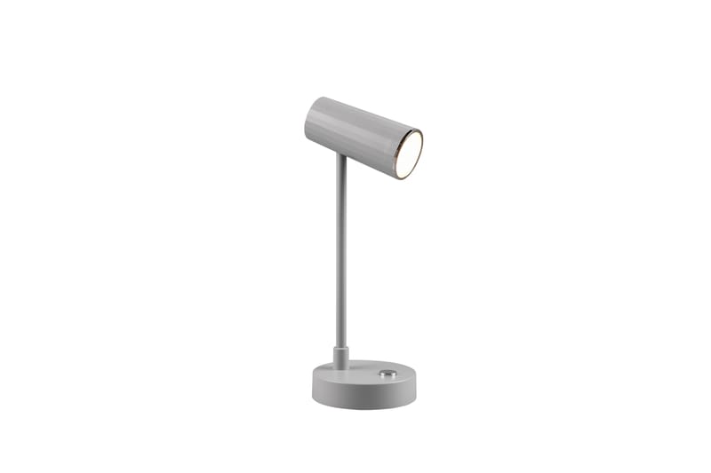 Trio Lighting Lenny LED bordlampe grå oppladbar - Belysning - Innendørsbelysning & Lamper - Bordlampe - Skrivebordslampe