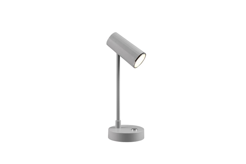 Trio Lighting Lenny LED bordlampe grå oppladbar - Belysning - Innendørsbelysning & Lamper - Bordlampe - Skrivebordslampe