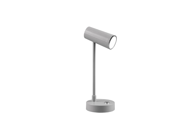 Trio Lighting Lenny LED bordlampe grå oppladbar - Belysning - Innendørsbelysning & Lamper - Bordlampe - Skrivebordslampe