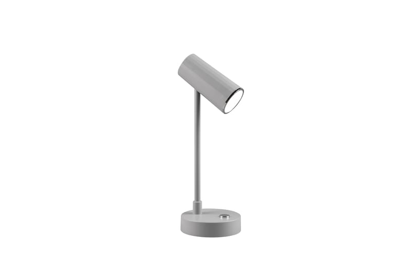 Trio Lighting Lenny LED bordlampe grå oppladbar - Belysning - Innendørsbelysning & Lamper - Bordlampe - Skrivebordslampe