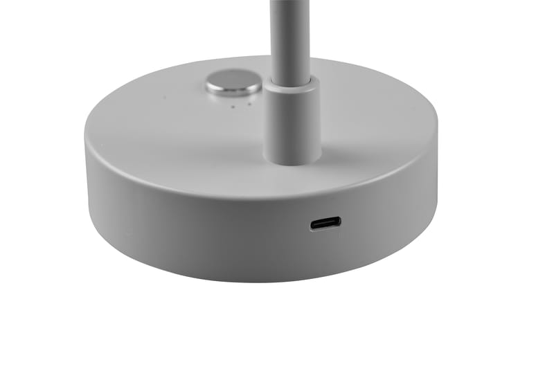 Trio Lighting Lenny LED bordlampe grå oppladbar - Belysning - Innendørsbelysning & Lamper - Bordlampe - Skrivebordslampe
