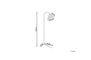 Levanze Gulvlampe 148 cm - Svart/Natur - Belysning - Innendørsbelysning & Lamper - Soveromslampe
