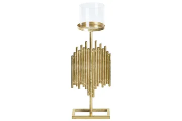 Ljusstake Beliani Nias 18x13x53 cm GOLD - Innredning - Lys & dufter - Lysestaker og lykter - Kandelaber & lysestake bord