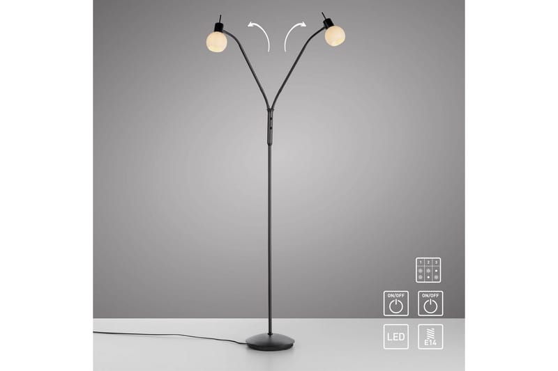 Loki Just Light Gulvlampe - Belysning - Innendørsbelysning & Lamper - Soveromslampe