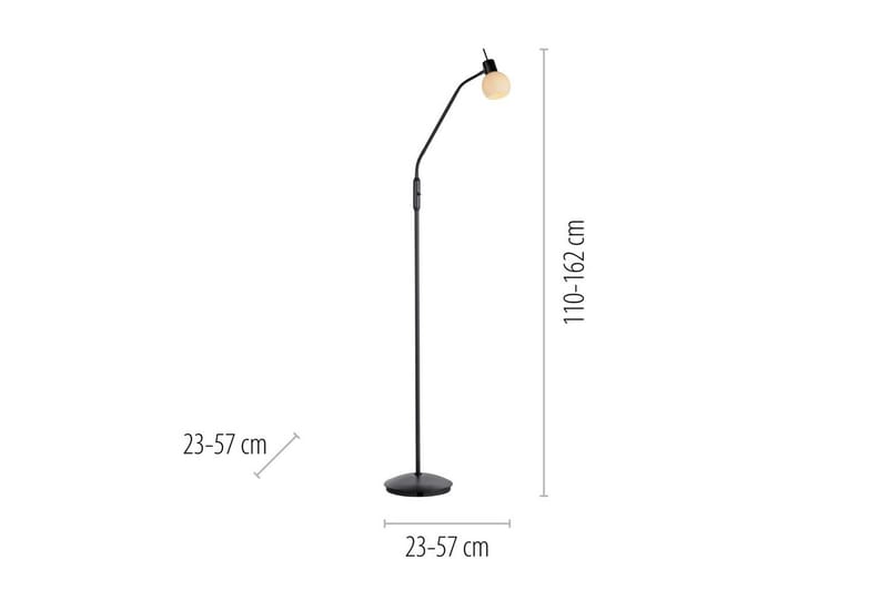 Loki Just Light Gulvlampe - Belysning - Innendørsbelysning & Lamper - Soveromslampe