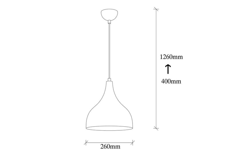 Lysekrone Rathour Ironclad Kobber / Hvit / Svart - Kobber/Svart/Hvit - Belysning - Innendørsbelysning & Lamper - Kjøkkenlampe - Taklampe kjøkken