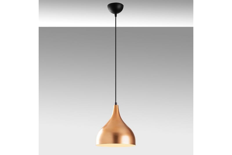 Lysekrone Rathour Ironclad Kobber / Hvit / Svart - Kobber/Svart/Hvit - Belysning - Innendørsbelysning & Lamper - Soveromslampe