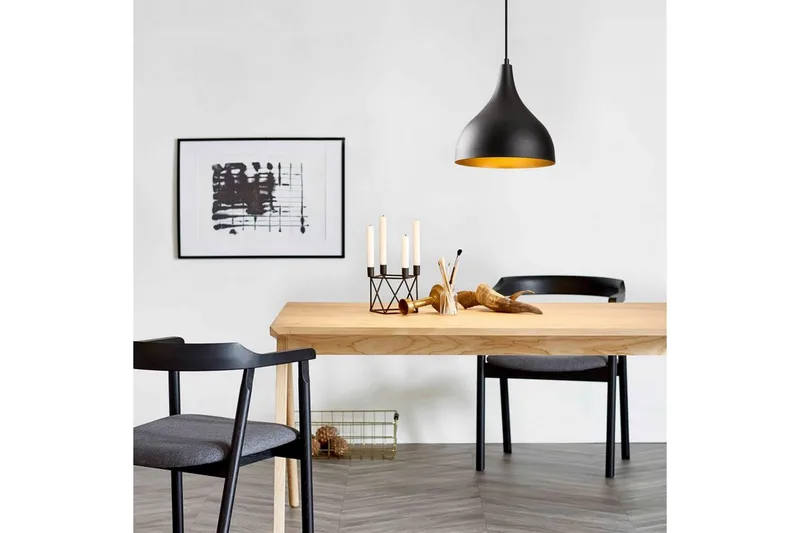 Lysekrone Rathour Vanguard Svart / Gull - Gull/Svart - Belysning - Innendørsbelysning & Lamper - Kjøkkenlampe - Taklampe kjøkken