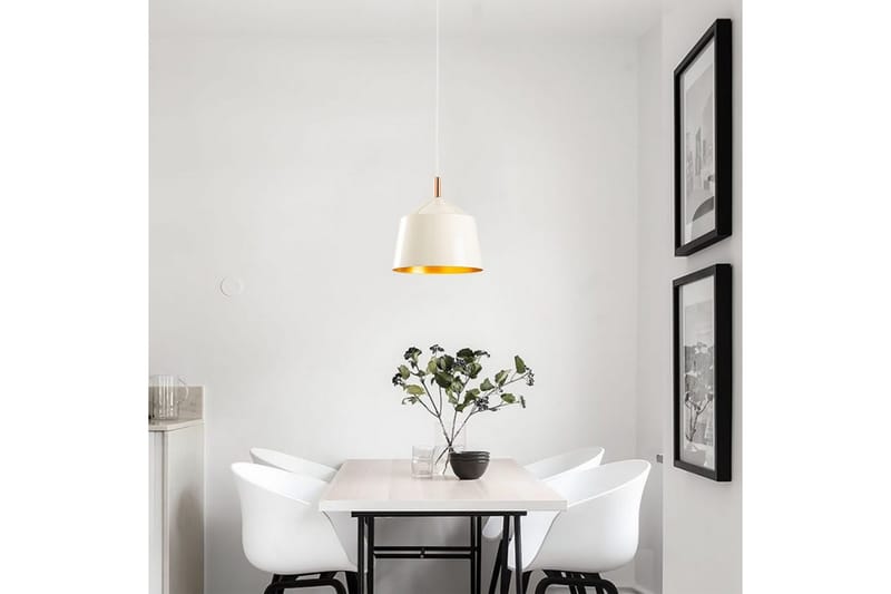 Lysekrone Rathour Volt Hvit / Gull / Kobber - Gull/Kobber/Hvit - Belysning - Innendørsbelysning & Lamper - Soveromslampe