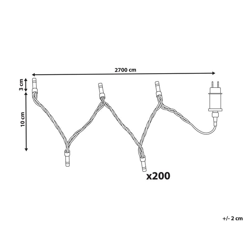 Lyslenke Igaliku - 27 m - Belysning - Innendørsbelysning & Lamper - Dekorasjonsbelysning