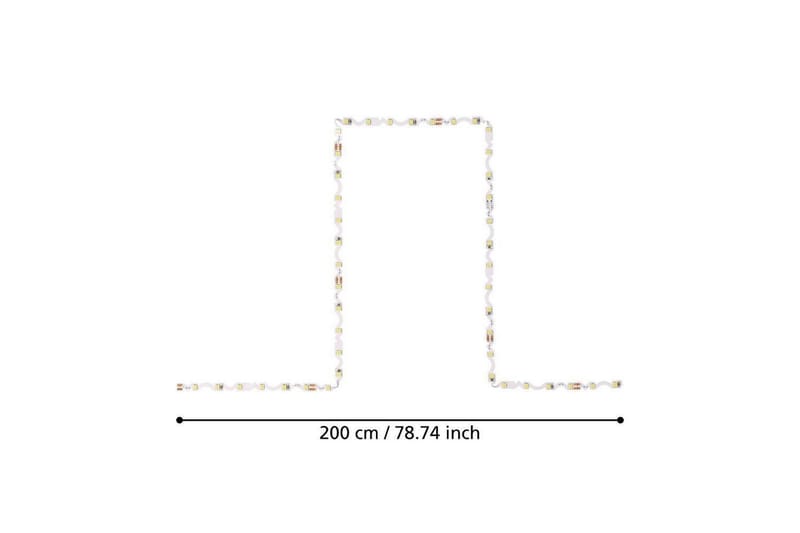 Lyslist Eglo Fleksibel 4000K 2 m - 2 m - Belysning - Innendørsbelysning & Lamper - Dekorasjonsbelysning