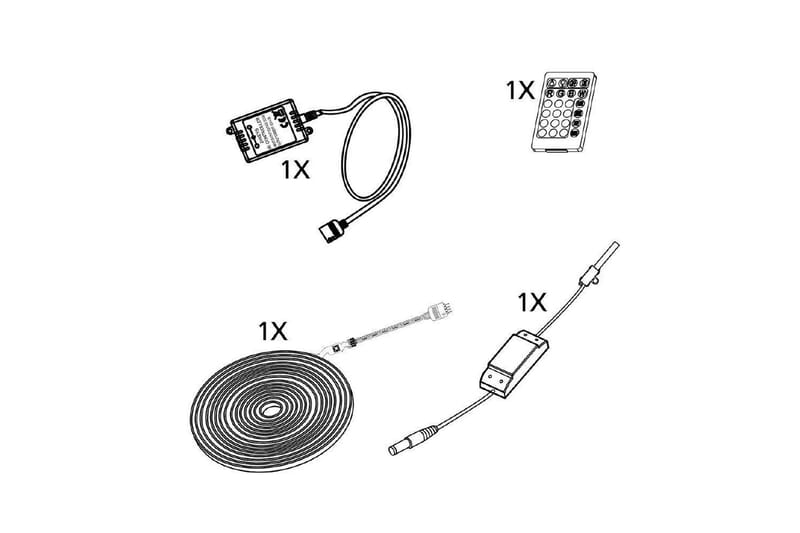 Lyslist Eglo Fleksibel CCT 5 m - 5 m - Belysning - Innendørsbelysning & Lamper - Dekorasjonsbelysning