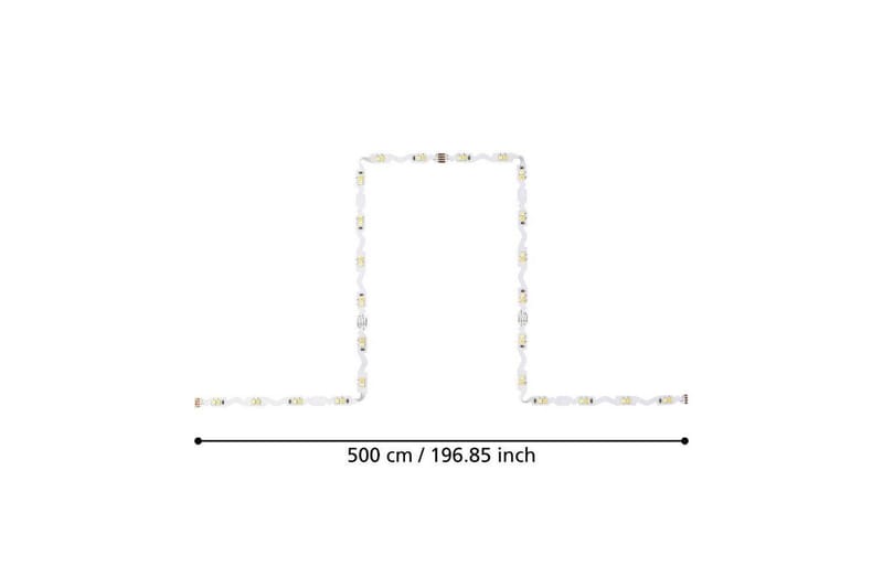 Lyslist Eglo Fleksibel CCT 5 m - 5 m - Belysning - Innendørsbelysning & Lamper - Dekorasjonsbelysning