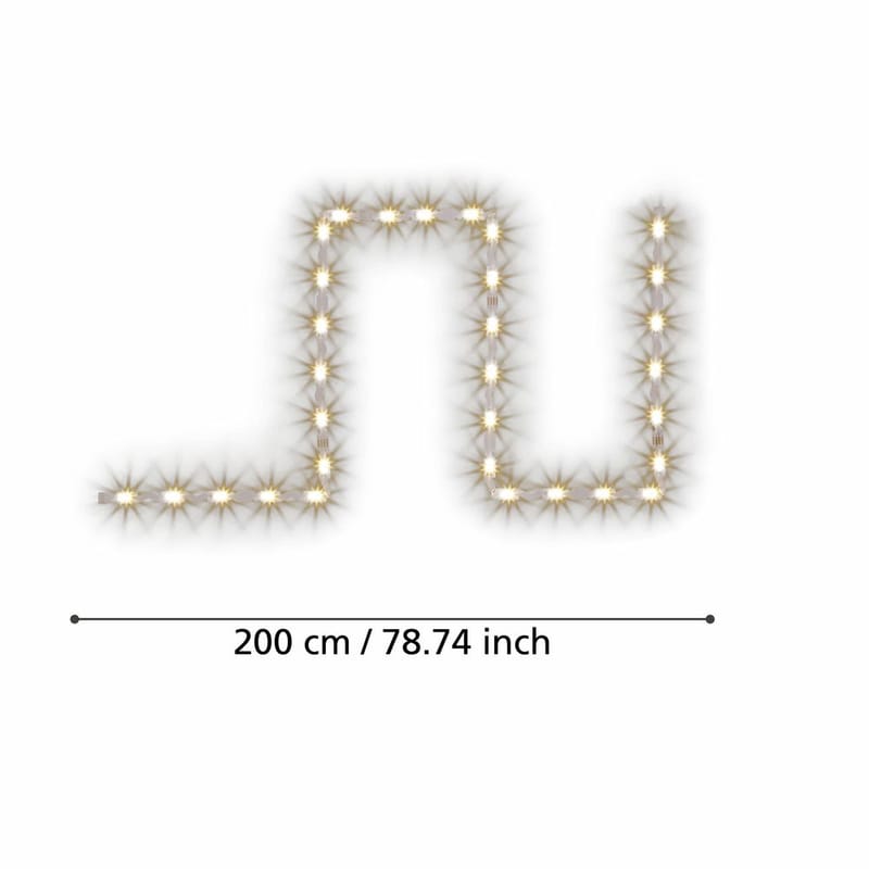 Lyslist Stripe-Z LED-ZIG-CCT - 2 m - Belysning - Innendørsbelysning & Lamper - Dekorasjonsbelysning