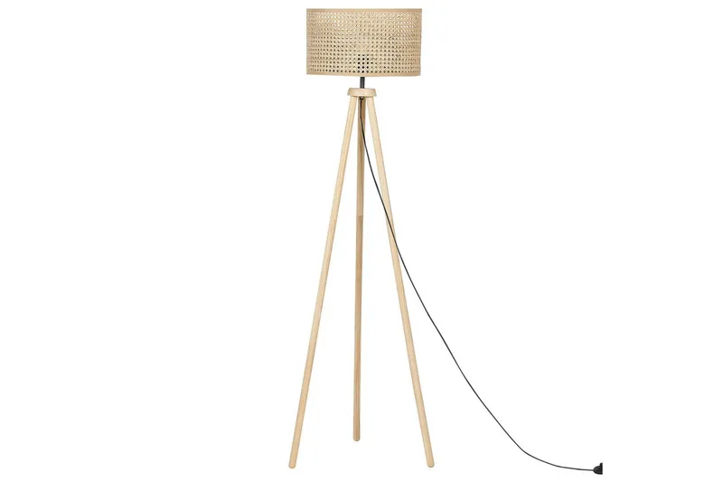 Makronisos Gulvlampe 150 cm - Lyst tre - Belysning - Innendørsbelysning & Lamper - Soveromslampe