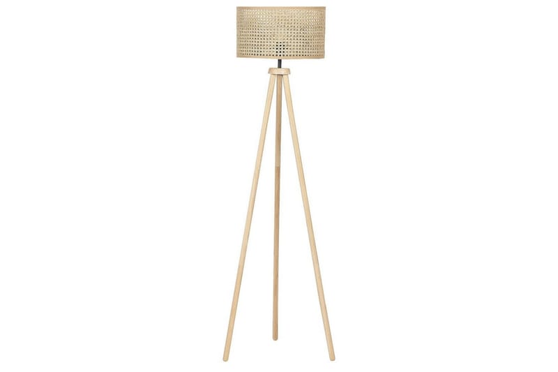Makronisos Gulvlampe 150 cm - Lyst tre - Belysning - Innendørsbelysning & Lamper - Soveromslampe