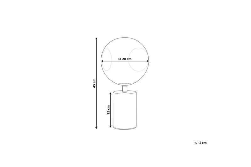 Manoel Bordlampe 45 cm E27 - Messing/Metallisk - Belysning - Innendørsbelysning & Lamper - Stuelampe