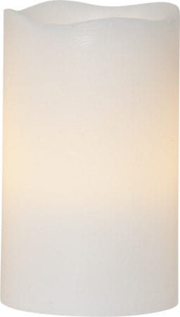 May LED-kubbelys 3-pakning 7,5 cm - marmorert hvit - Belysning - Innendørsbelysning & Lamper - Dekorasjonsbelysning
