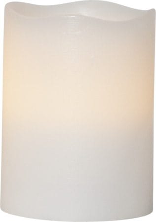 May LED-kubbelys 3-pakning 7,5 cm - marmorert hvit - Belysning - Innendørsbelysning & Lamper - Dekorasjonsbelysning