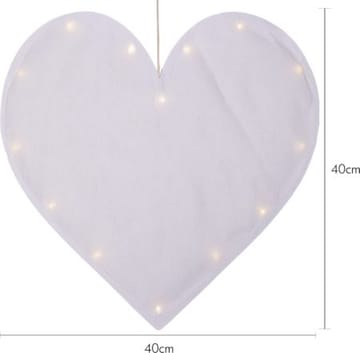 Milla hengende dekorasjon 40 cm - hvit - Belysning - Innendørsbelysning & Lamper - Dekorasjonsbelysning