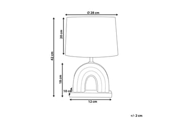 Natni Bordlampe 42 cm E27 - Flerfarget - Belysning - Innendørsbelysning & Lamper - Vinduslampe - Vinduslampe på fot