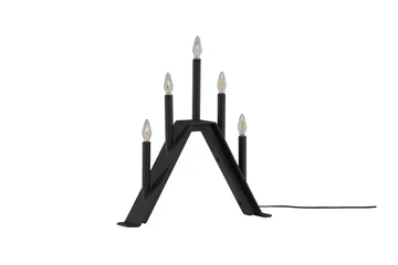 Åre Adventsstake 36 cm - Svart - Belysning - Innendørsbelysning & Lamper - Nattlampe - Nattlampe bord