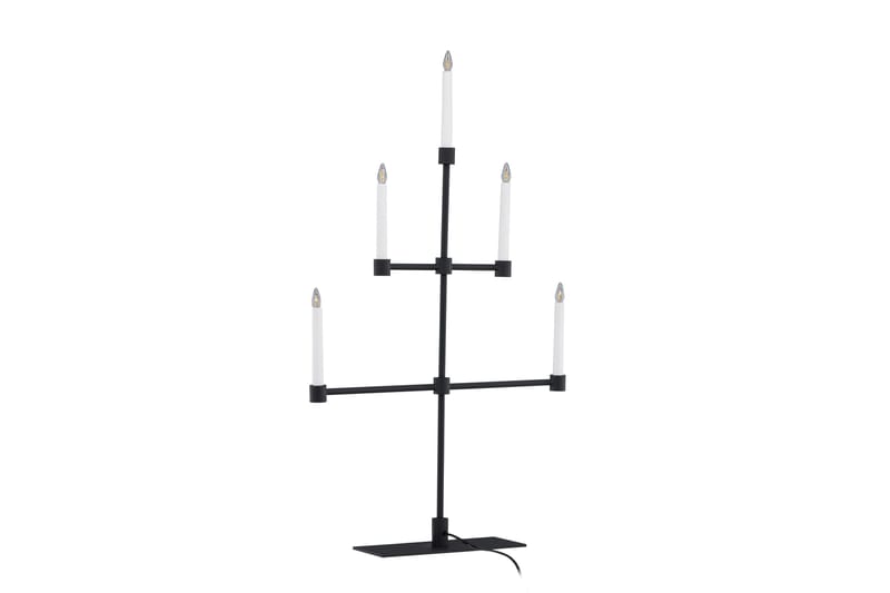 Avoriaz Adventsstake 92 cm - Svart - Belysning - Innendørsbelysning & Lamper - Nattlampe - Nattlampe bord