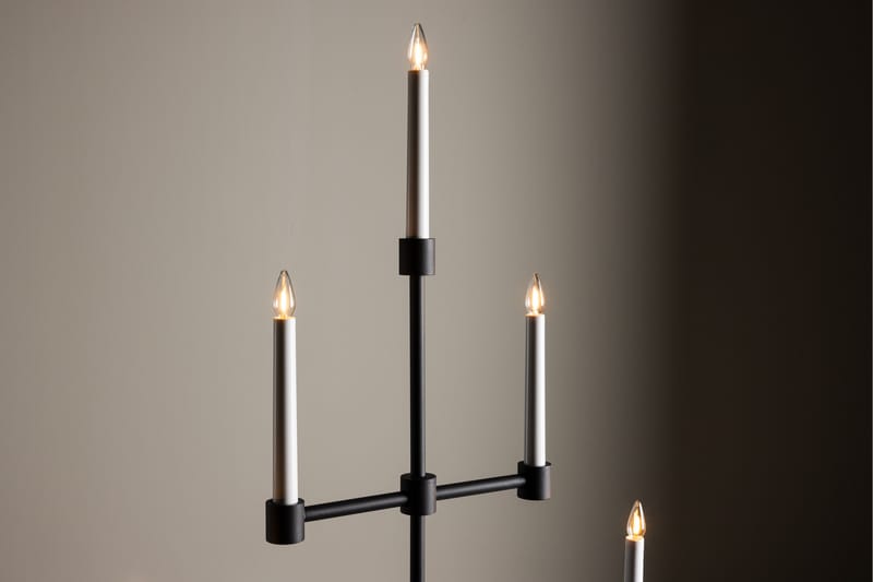 Avoriaz Adventsstake 92 cm - Svart - Belysning - Innendørsbelysning & Lamper - Nattlampe - Nattlampe bord