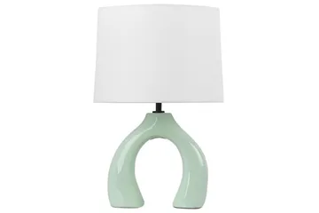 Avsaki Bordlampe 43 cm E27 - Lysegrønn/Hvit - Belysning - Innendørsbelysning & Lamper - Nattlampe - Nattlampe bord