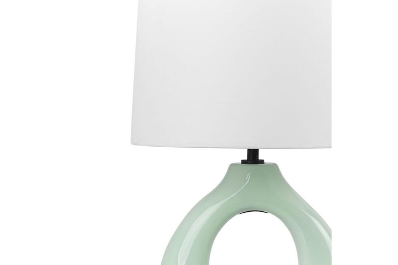Avsaki Bordlampe 43 cm E27 - Lysegrønn/Hvit - Belysning - Innendørsbelysning & Lamper - Nattlampe - Nattlampe bord