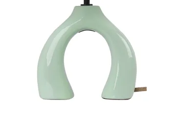 Avsaki Bordlampe 43 cm E27 - Lysegrønn/Hvit - Belysning - Innendørsbelysning & Lamper - Nattlampe - Nattlampe bord