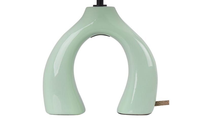 Avsaki Bordlampe 43 cm E27 - Lysegrønn/Hvit - Belysning - Innendørsbelysning & Lamper - Nattlampe - Nattlampe bord