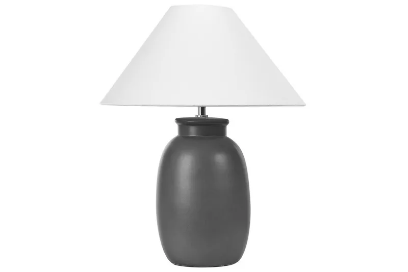 Bomila Bordlampe 52 cm E27, Svart/Hvit