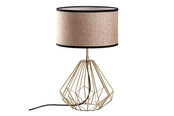 Bordlampe Almasi Beige / Gull