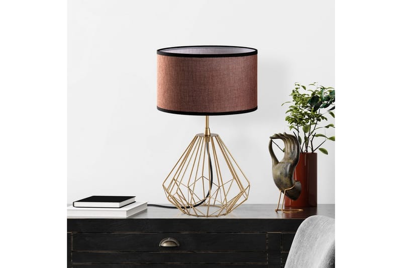 Bordlampe Almasi Damson / Gull - Damson / Gull - Belysning - Innendørsbelysning & Lamper - Nattlampe - Nattlampe bord