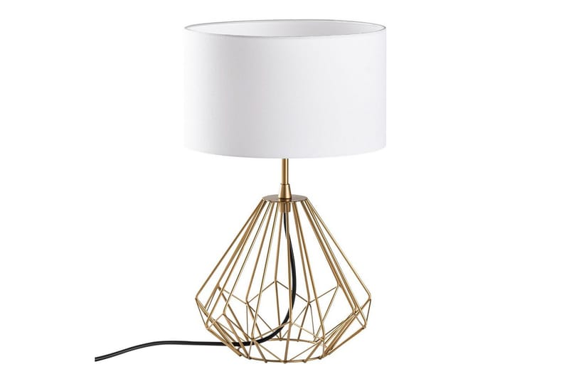 Bordlampe Almasi Hvit / Gull, Hvit / Gull