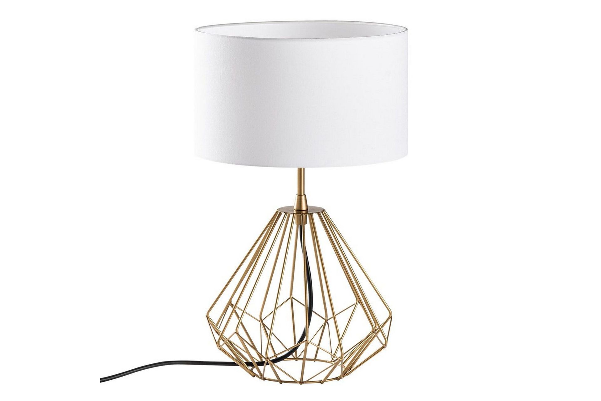 Bordlampe Almasi Hvit / Gull - Hvit / Gull