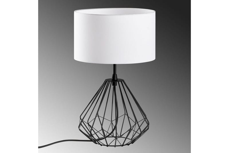 Bordlampe Almasi Hvit / Svart - Hvit / Svart - Belysning - Innendørsbelysning & Lamper - Nattlampe - Nattlampe bord